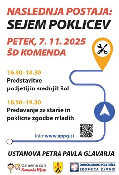 Karierni sejem Naslednja postaja: SEJEM POKLICEV