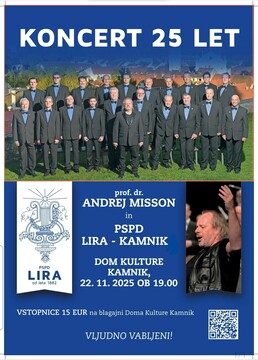Koncert 25 let Lire pod vodstvom prof. dr. Andreja Missona