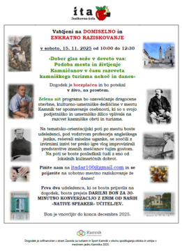 Dober glas seže v deveto vas: Podoba mesta in življene Kamničanov v času razcveta kamniškega turizma nekoč in danes