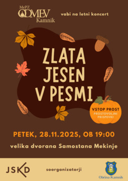 Zlata jesen v pesmi