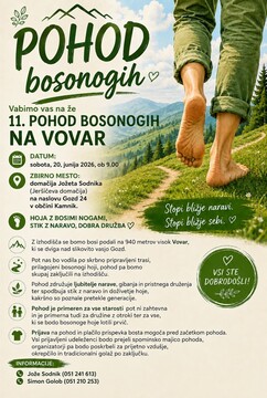 11. pohod bosonogih na Vovar