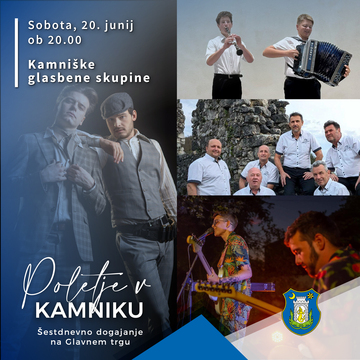 Poletje v Kamniku - kamniške glasbene skupine