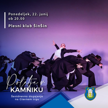 Poletje v Kamniku - nastop Plesnega kluba Šinšin