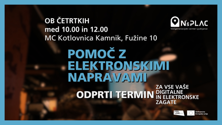 VGC+ Pomoč z elektronskimi napravami – odprti termin