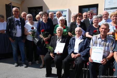 Slavnostna podelitev priznanj in cvetja diamantnim in zlatim parom (44)