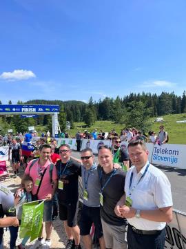 Vrhunec 4. etape Dirke po Sloveniji na Veliki planini 