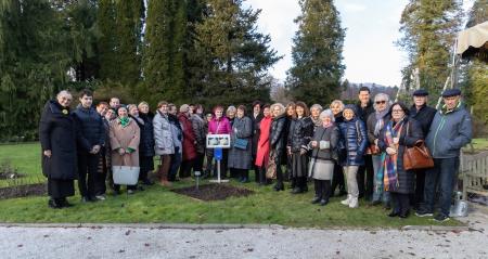 Ob 25-letnici delovanja Inner Wheel klub Ljubljana, zasaditev vrtnice v Arboretumu v Volčjem Potoku