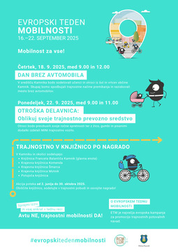 Evropski teden mobilnosti v Kamniku