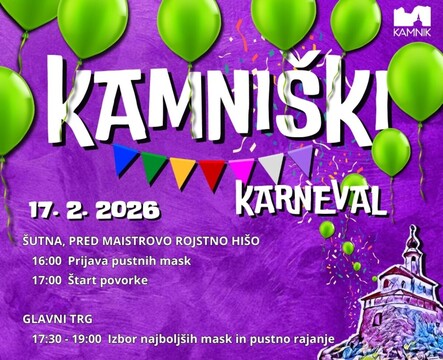 Pustno rajanje v Kamniku se začenja s kurenti in nadaljuje s kamniškim karnevalom (17)