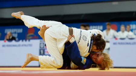 Judoistka Nastja Drakšič Koštomaj z dragocenimi izkušnjami in zgodovinskim ekipnim bronom na evropskem prvenstvu (3)