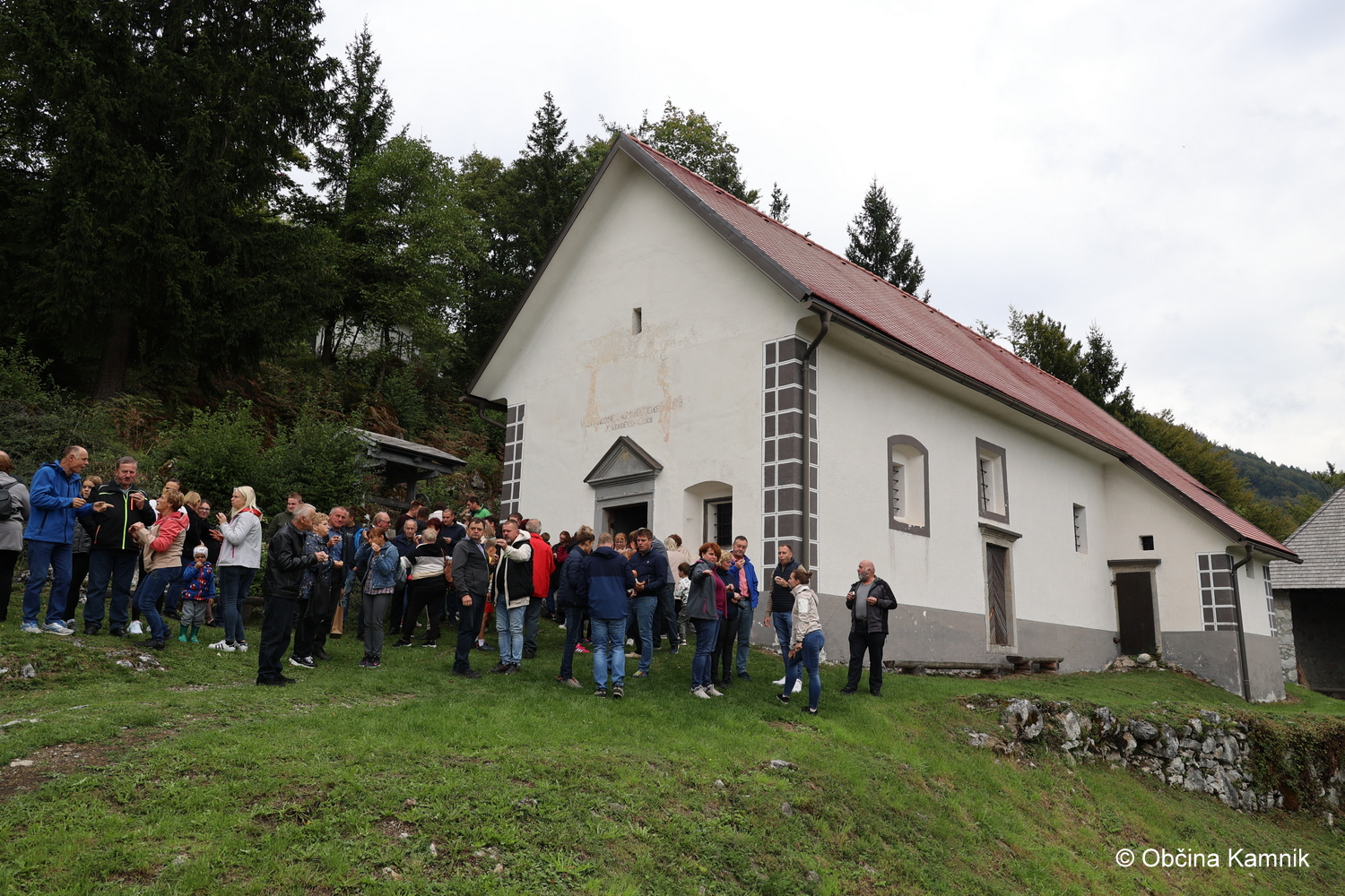 Blagoslov nove strehe na cerkvi sv. Miklavža (7)
